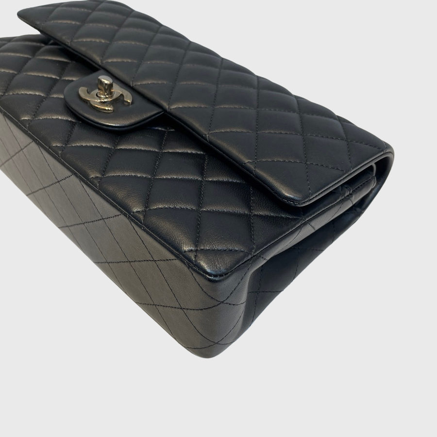 Chanel Classic Lambskin Black SHW