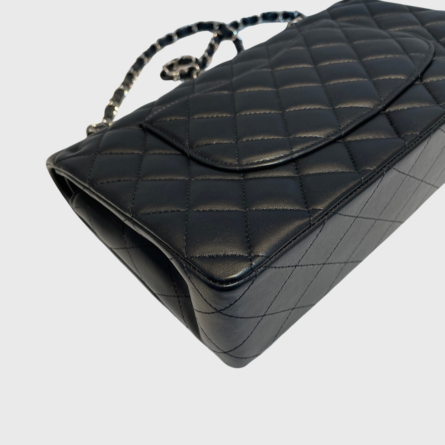 Chanel Classic Lambskin Black SHW