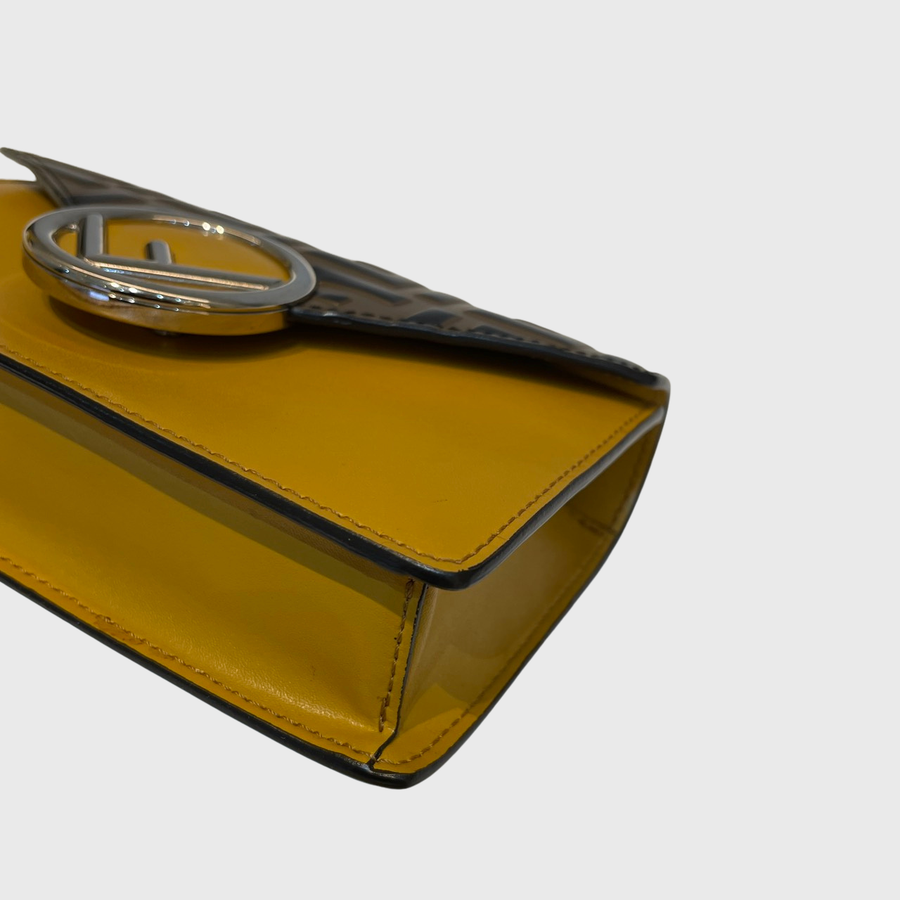 Fendi Vitello Liberty Leather Yellow SHW