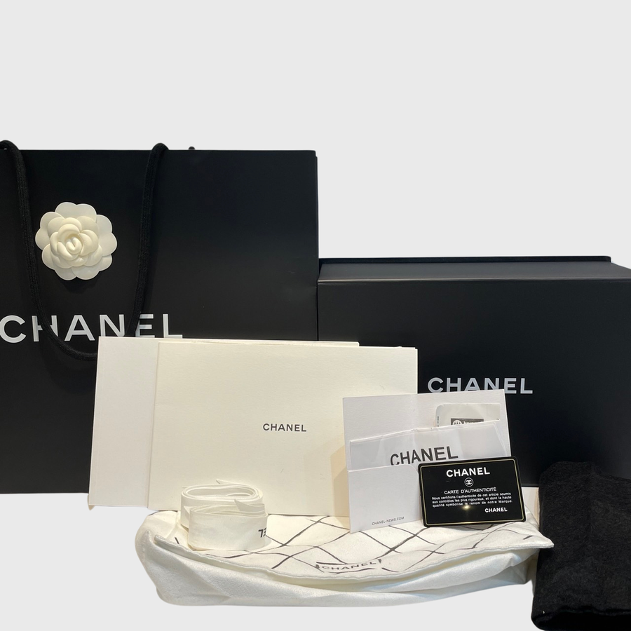 Chanel Classic Lambskin Black SHW