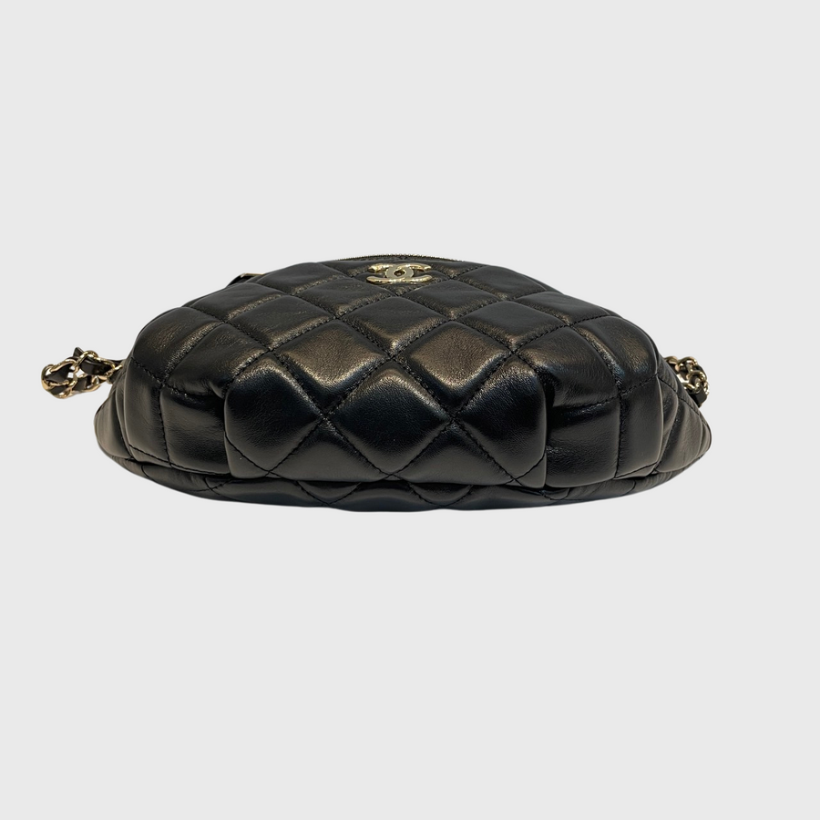 Chanel Bum Bag Lambskin Black GHW