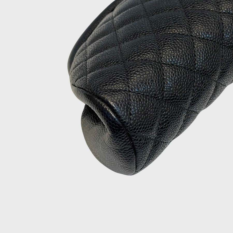 Chanel Timeless Clutch Caviar Black SHW Perrine Porter