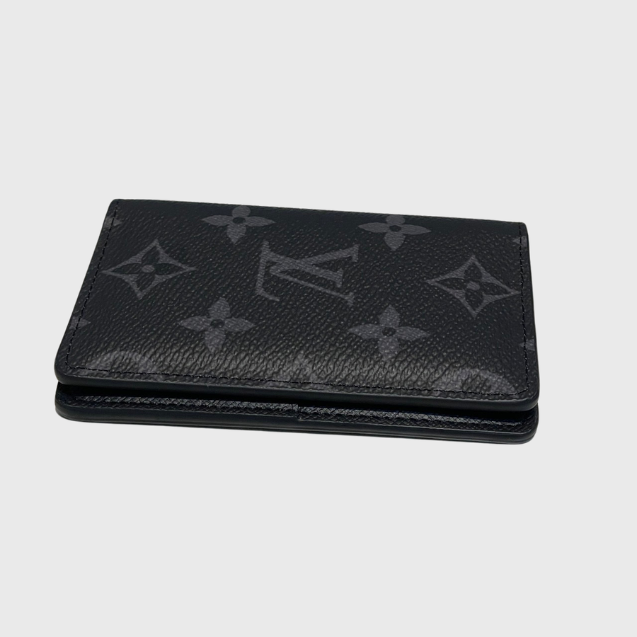 Louis Vuitton Card Holder Canvas Black