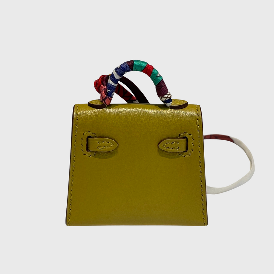 Hermes De Sac  Kelly Twilly Yellow GHW