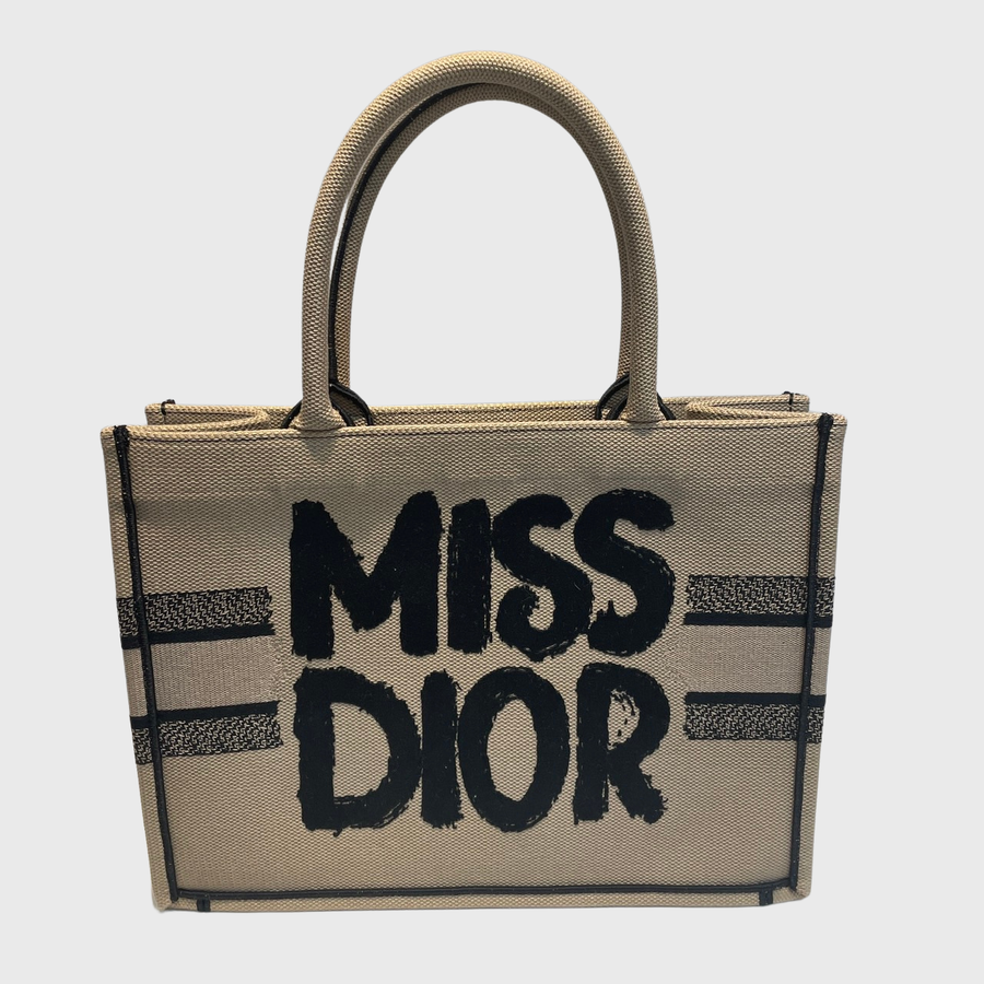 Dior Book Tote Canvas GHW