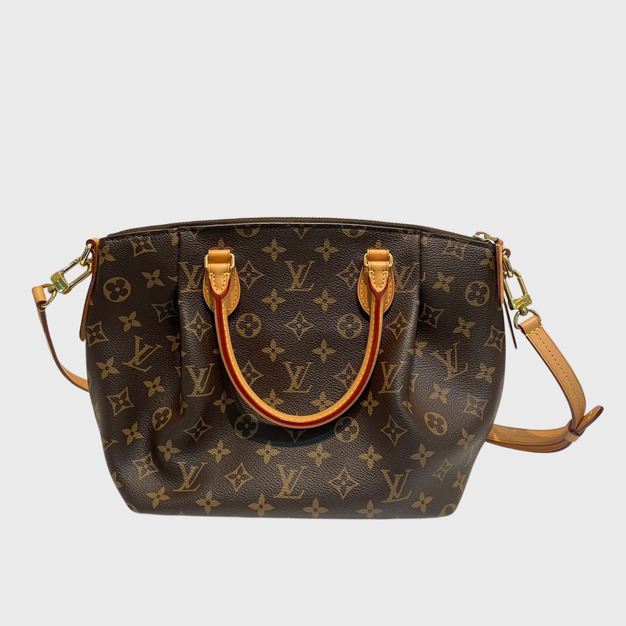 Louis Vuitton Turenne Handbag Canvas Brown GHW