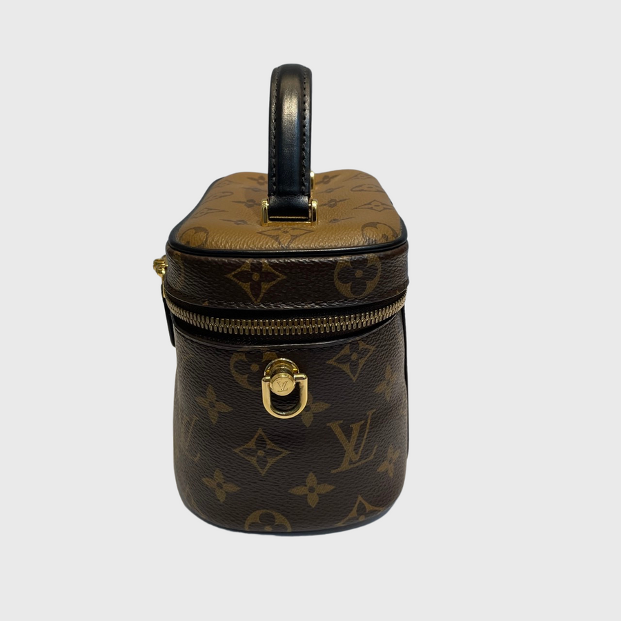 Louis Vuitton Vanity Bag Canvas Brown GHW