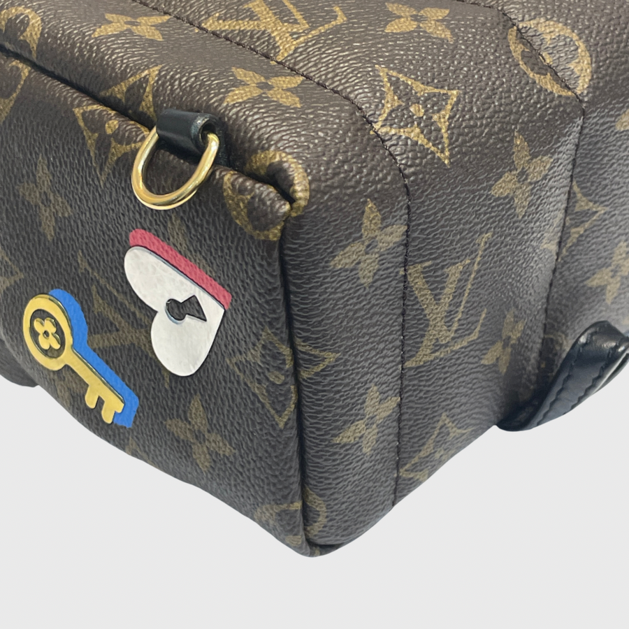 Louis Vuitton Plam Springs Backpack Mini Canvas Brown GHW