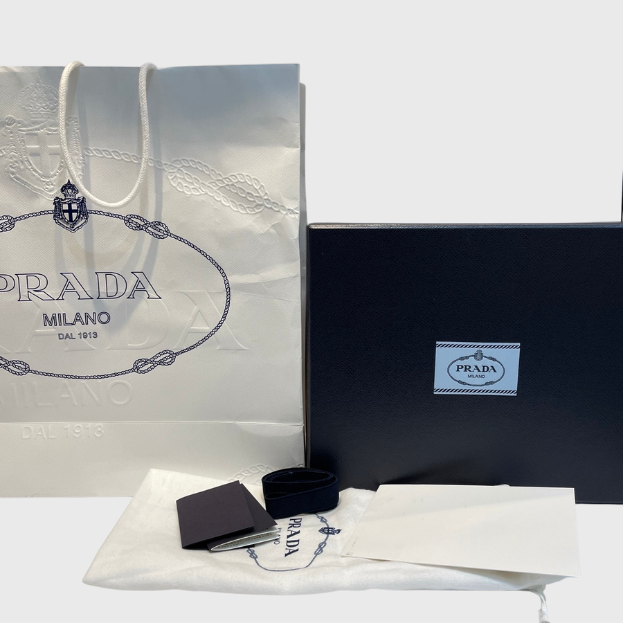 Prada Re-Nylon Crossbody Bag Nylon Black SHW