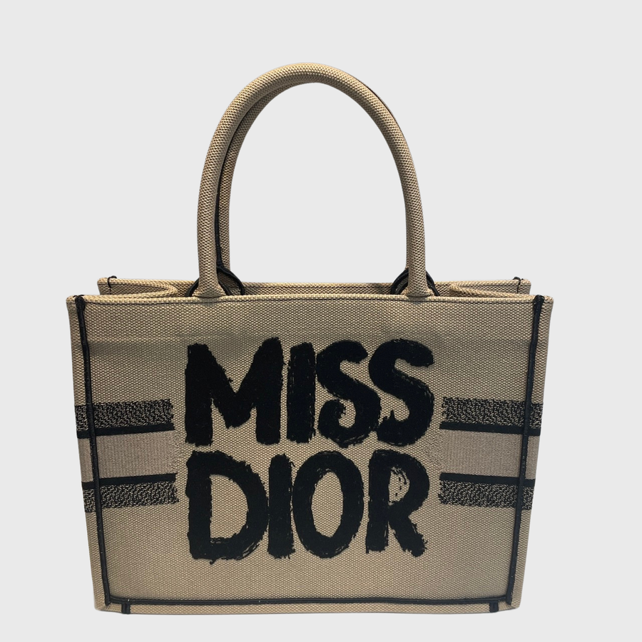 Dior Book Tote Canvas GHW