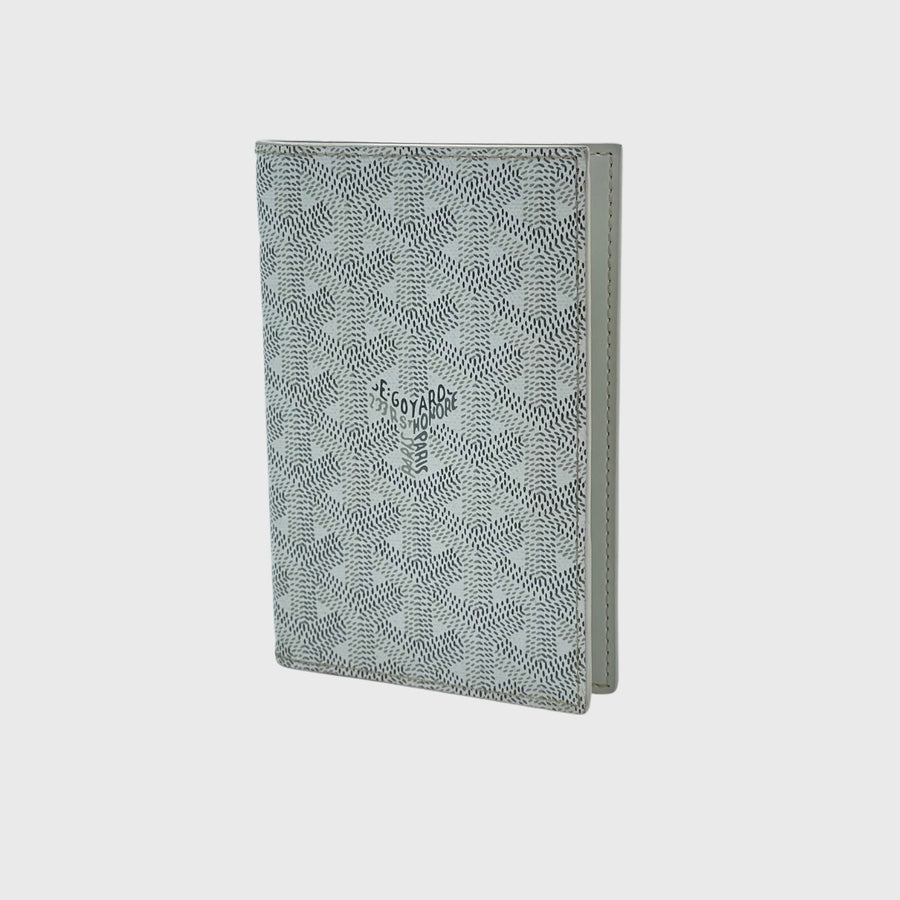 Goyard Grenelle Passport Cover ผ้าใบขนาดเล็ก สีขาว