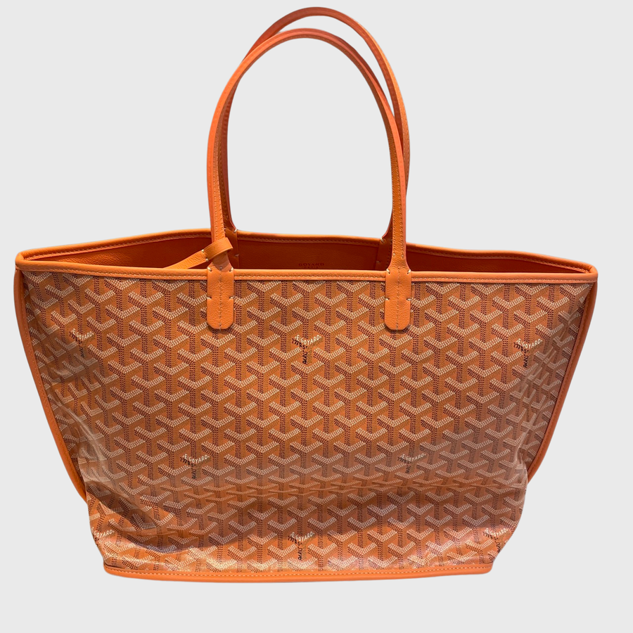 Goyard Anjou Bag Canvas Calfskin Pink SHW