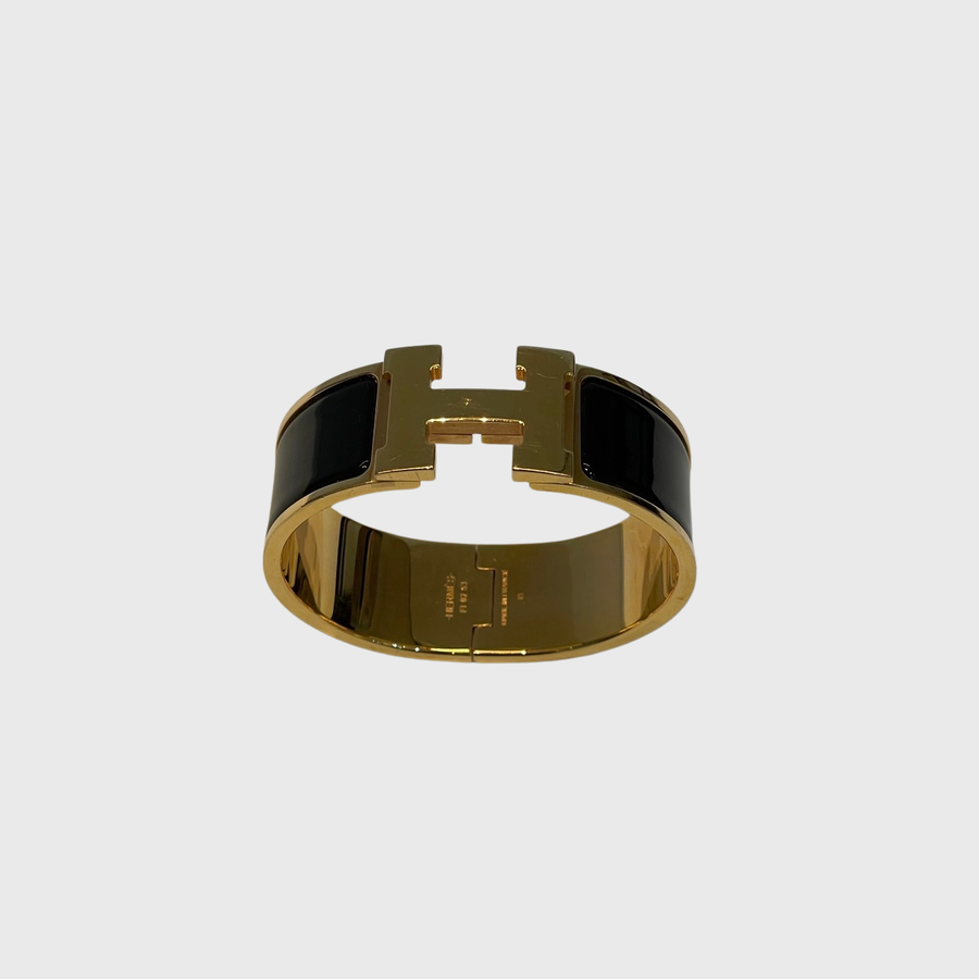 Hermes Clic Clac H Black GHW