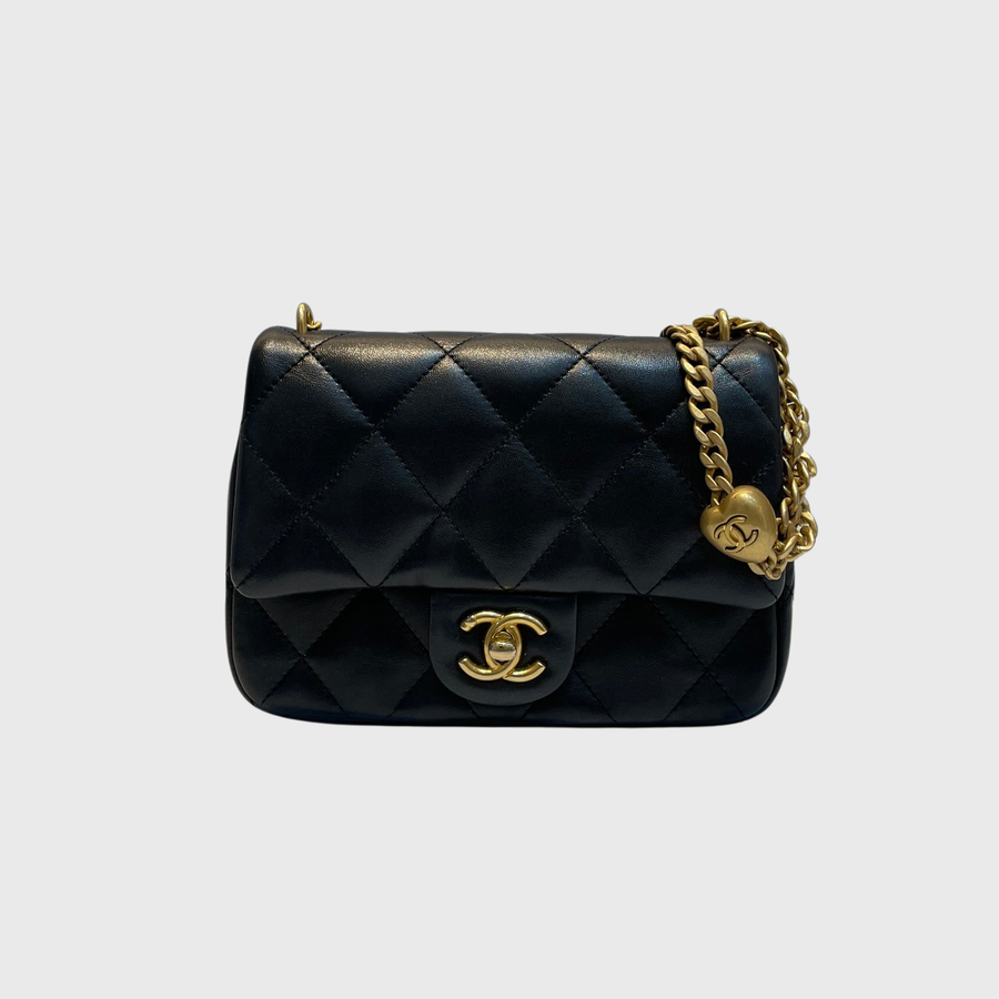 Chanel Flap Bag Lambskin Black GHW