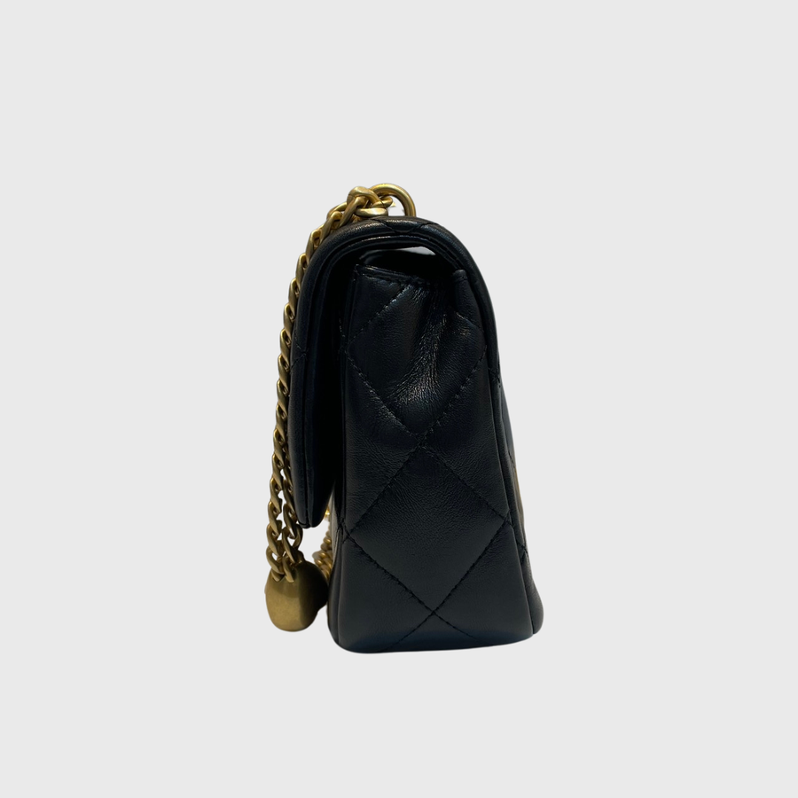 Chanel Flap Bag Lambskin Black GHW