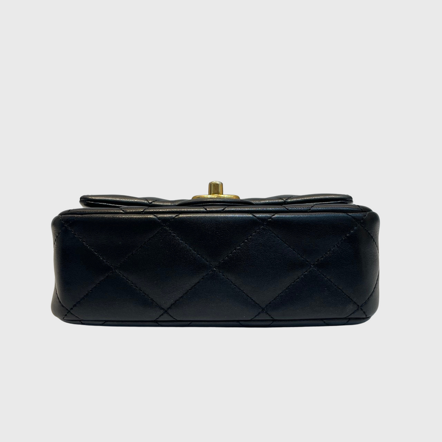 Chanel Flap Bag Lambskin Black GHW