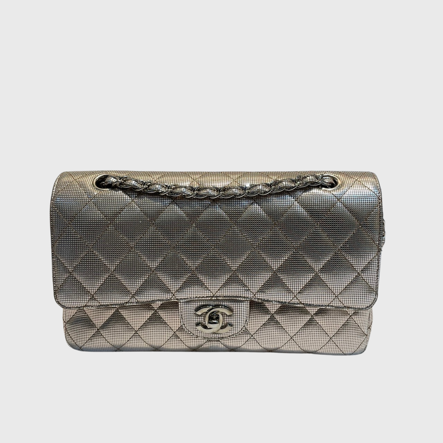 Chanel Classic Calfskin Metallic SHW