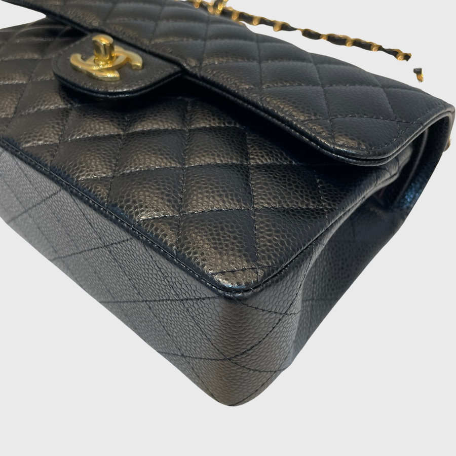 Chanel Classic 9 Caviar Black GHW
