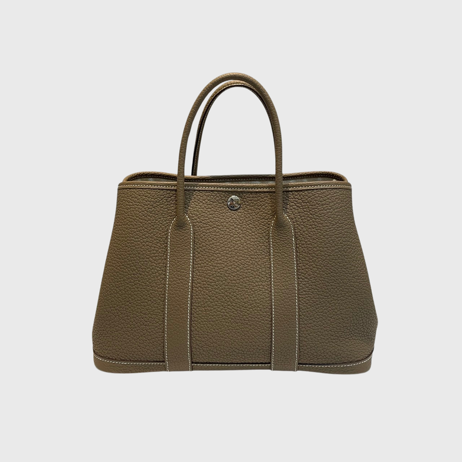 Hermes Garden Party Togo Etoupe SHW
