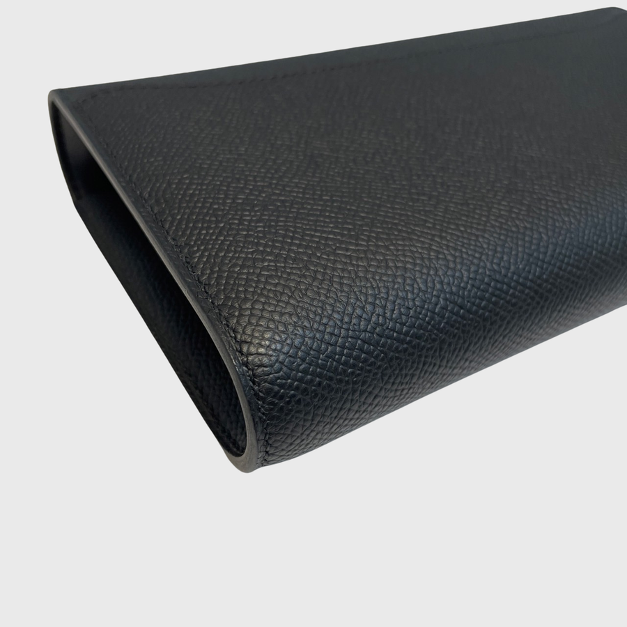 Hermes Constance To Go Wallet Epsom Noir SHW
