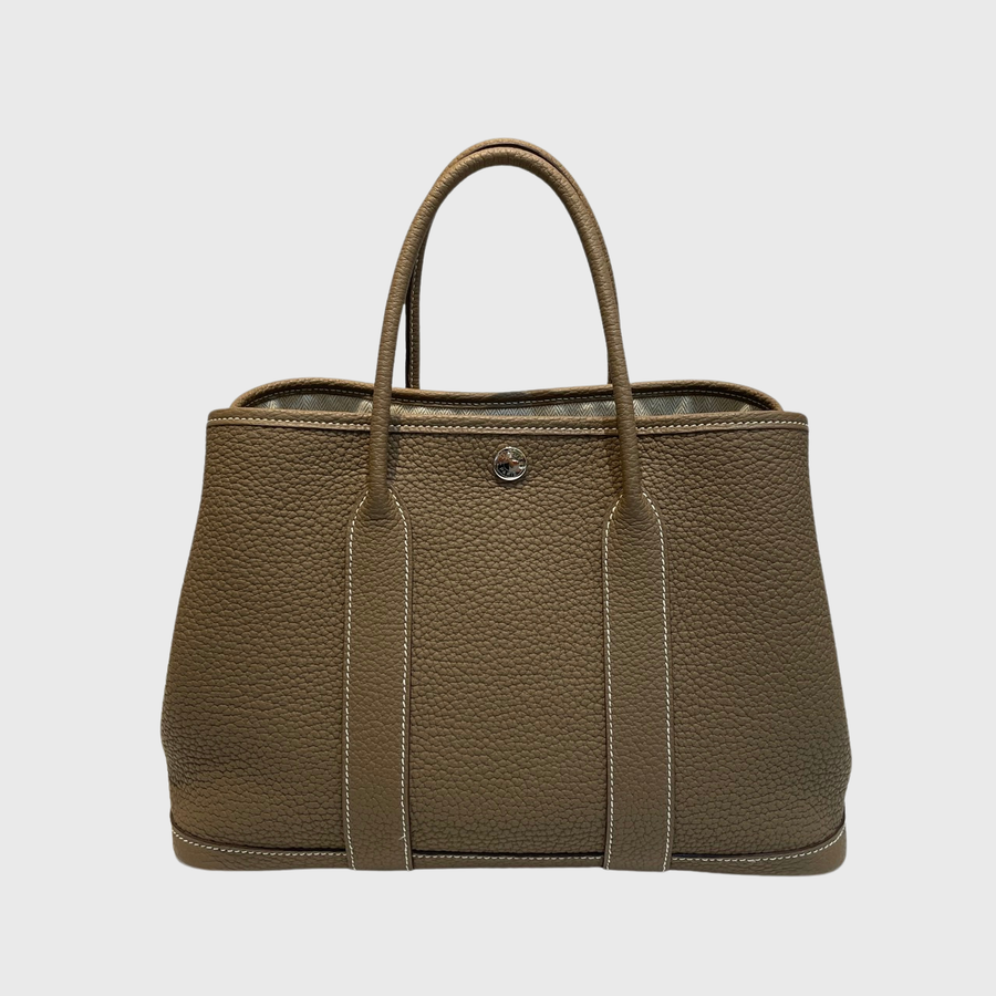 Hermes Garden Party Togo Etoupe SHW