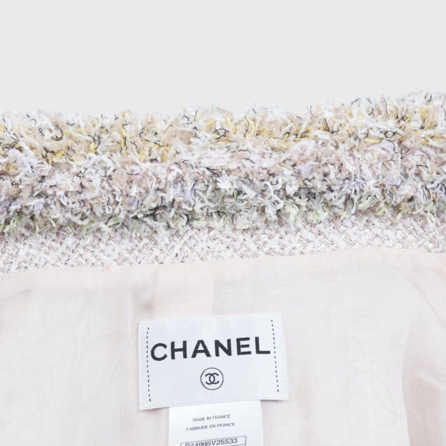 Chanel Jacket Tweed Cream