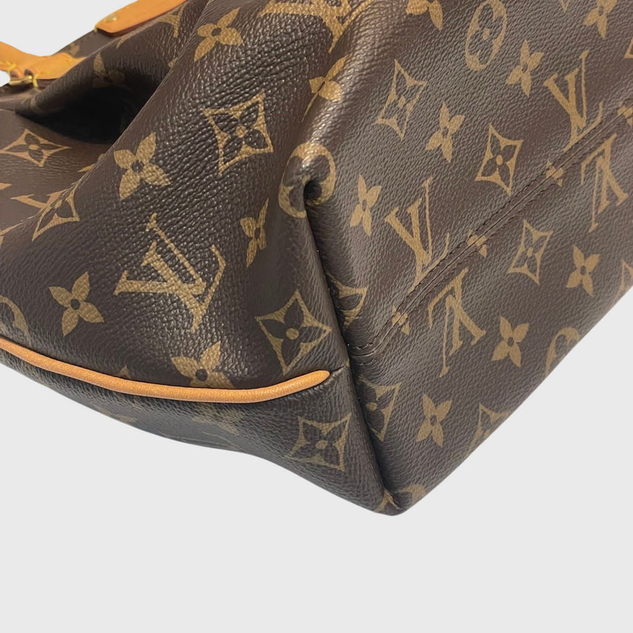 Louis Vuitton Turenne Handbag Canvas Brown GHW