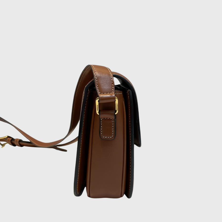 Celine Teen Triomphe Canvas Brown GHW