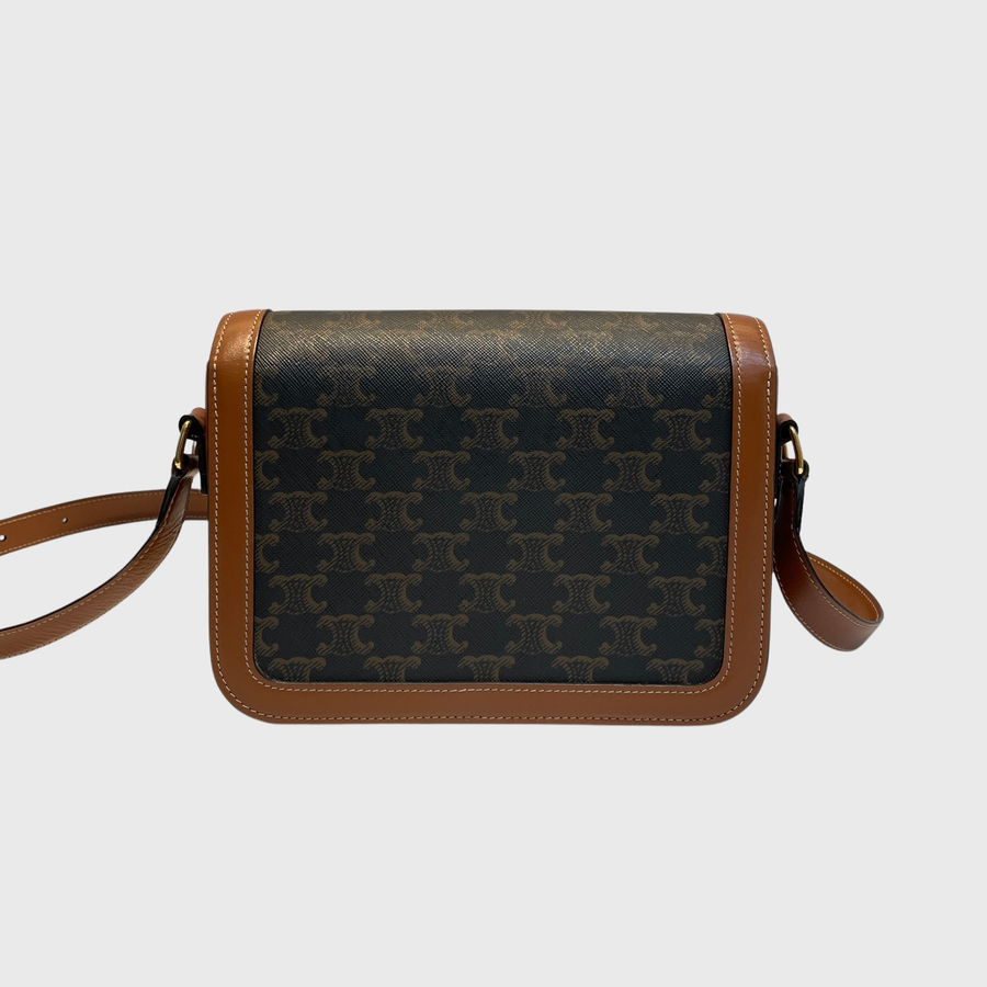 Celine Teen Triomphe Canvas Brown GHW