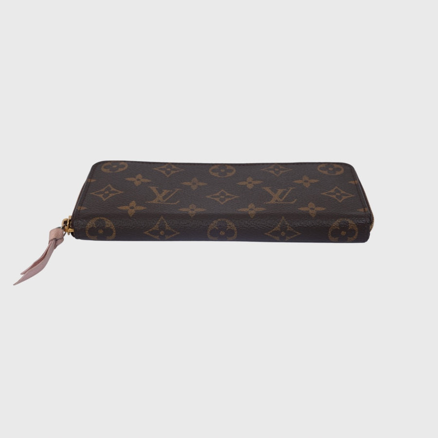 Louis Vuitton Clémence Long Wallet Canvas Brown Monogram GHW