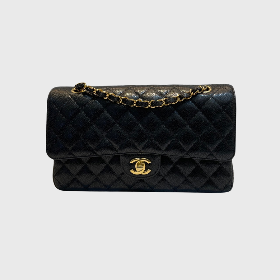 Chanel Classic 10 Caviar Black GHW