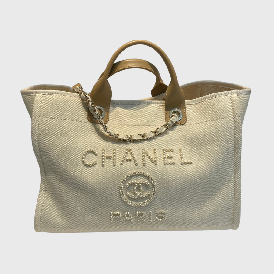 Chanel tote bag kanvas hotsell