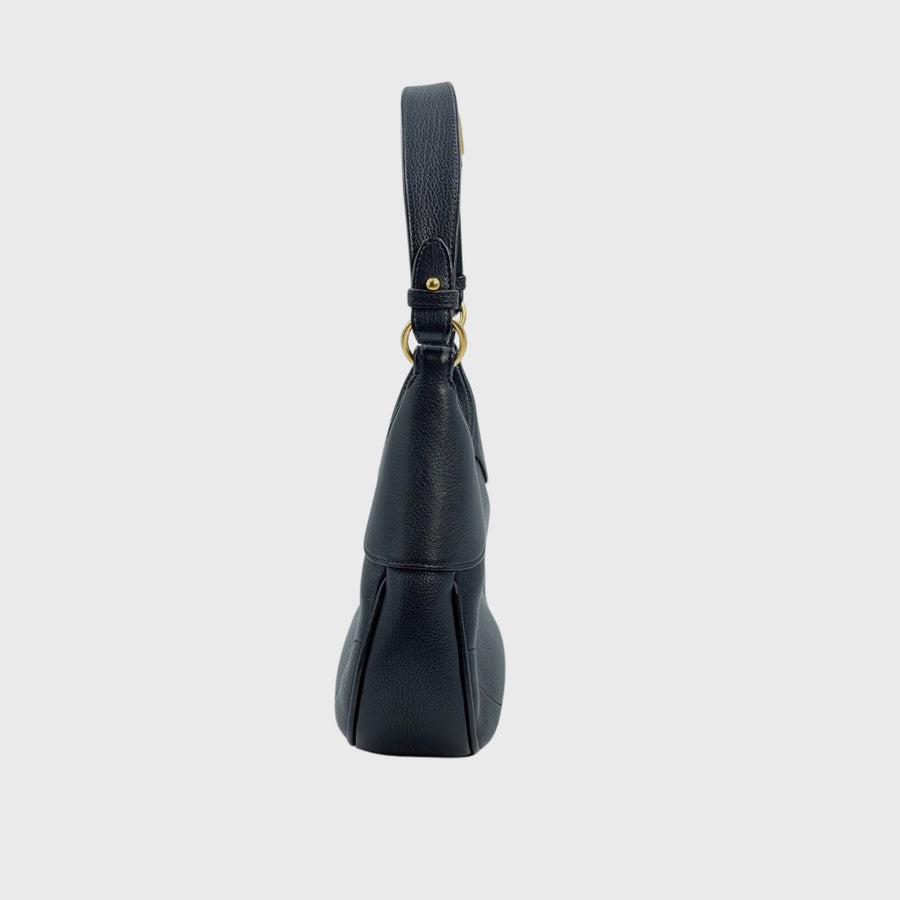 Gucci Aphrodite กระเป๋าหนังแพะขนาดเล็ก GHW สีดำ