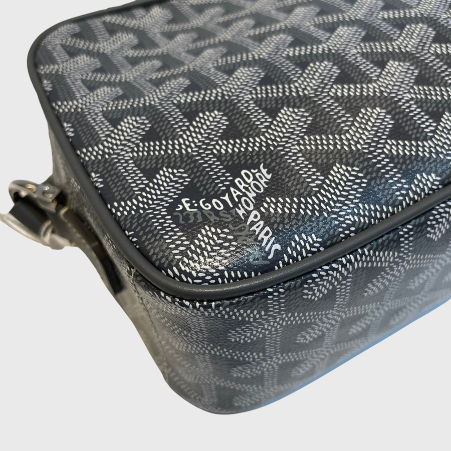 Goyard Cap Vert Bag Canvas Grey SHW