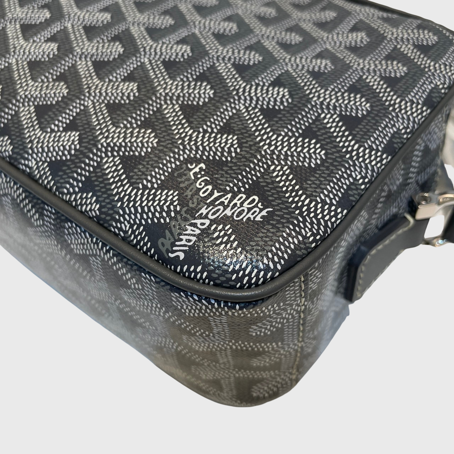 Goyard Cap Vert Bag Canvas Grey SHW