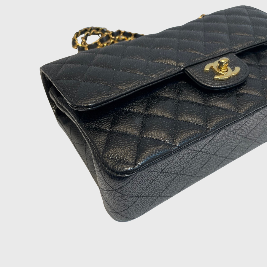 Chanel Classic 10 Caviar Black GHW