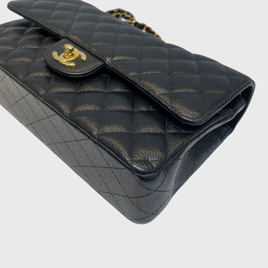 Chanel Classic 10 Caviar Black GHW