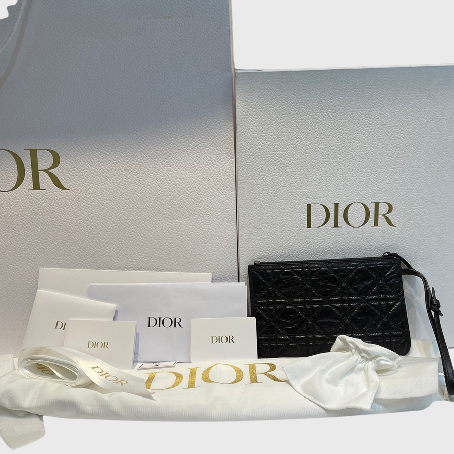 Christian Dior Dior Toujours Bag Calfskin Black SBHW