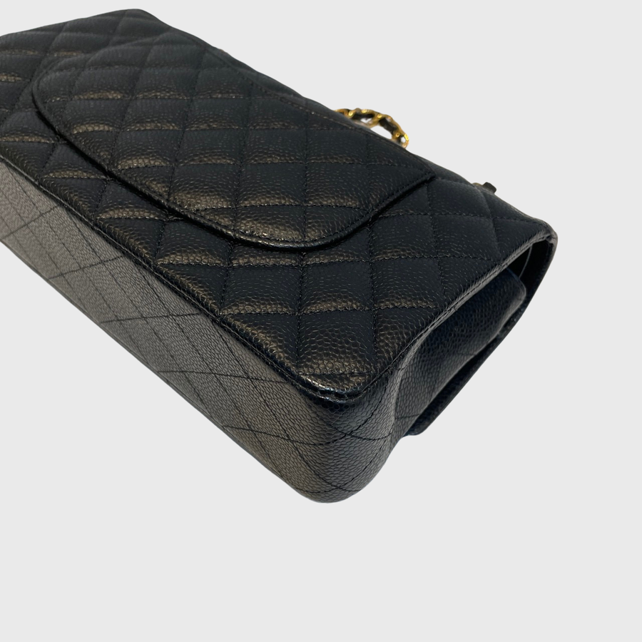 Chanel Classic 10 Caviar Black GHW