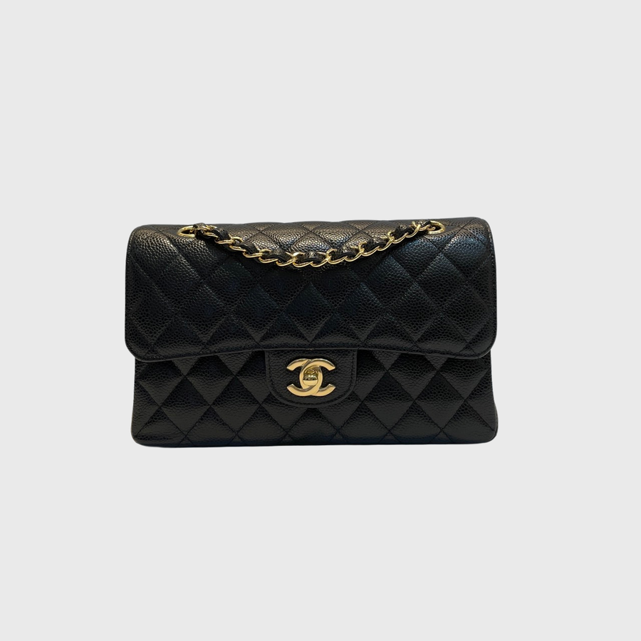 Chanel Classic Caviar Black GHW