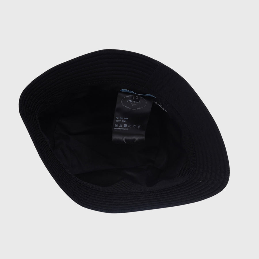 Prada Bucket Hat Re-Nylon Black SHW