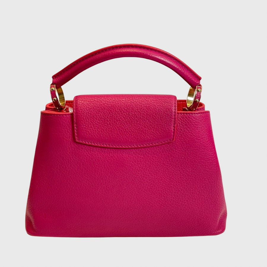Louis Vuitton Capucines Bag BB Calfskin Pink GHW