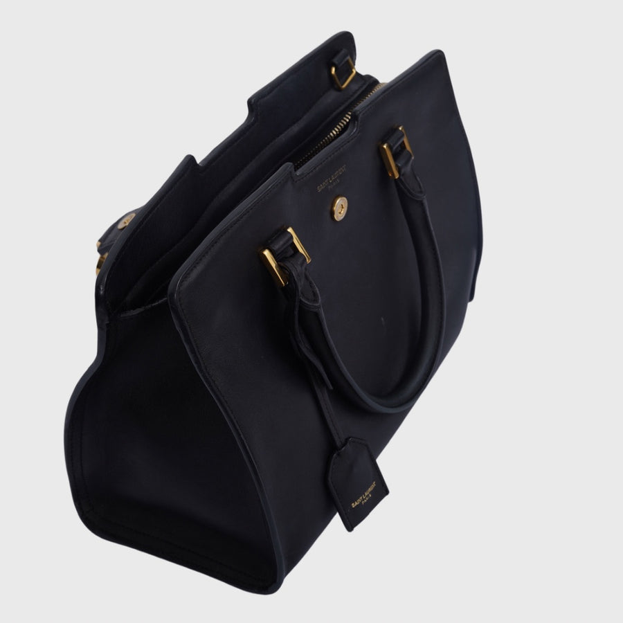 Saint Laurent	Cabas Bag Small Calfskin Black GHW