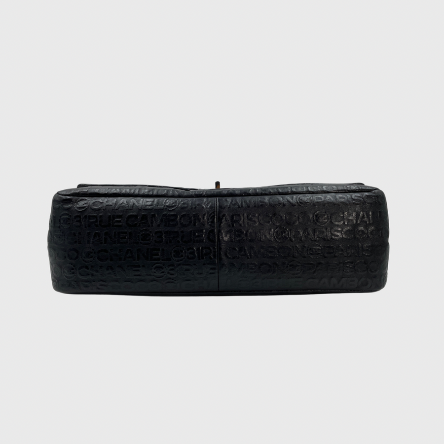 Chanel Reissue 2.55 Flap Bag Jumbo calfskin Black SHW