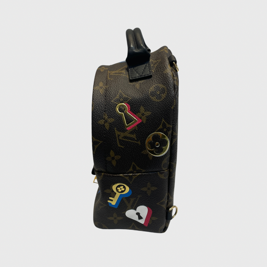 Louis Vuitton Plam Springs Backpack Mini Canvas Brown GHW