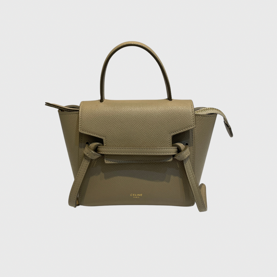 Celine Belt Bag Nano Calfskin Beige GHW – Perrine Porter