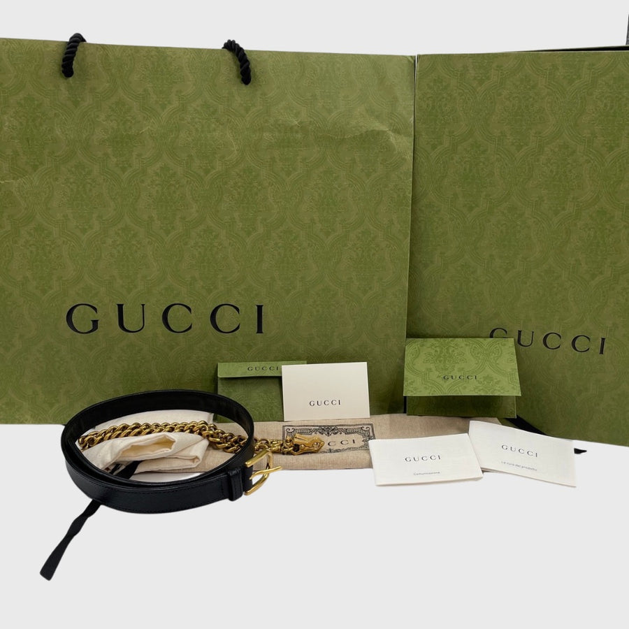 Gucci Aphrodite Bag Small Goatskin Black GHW