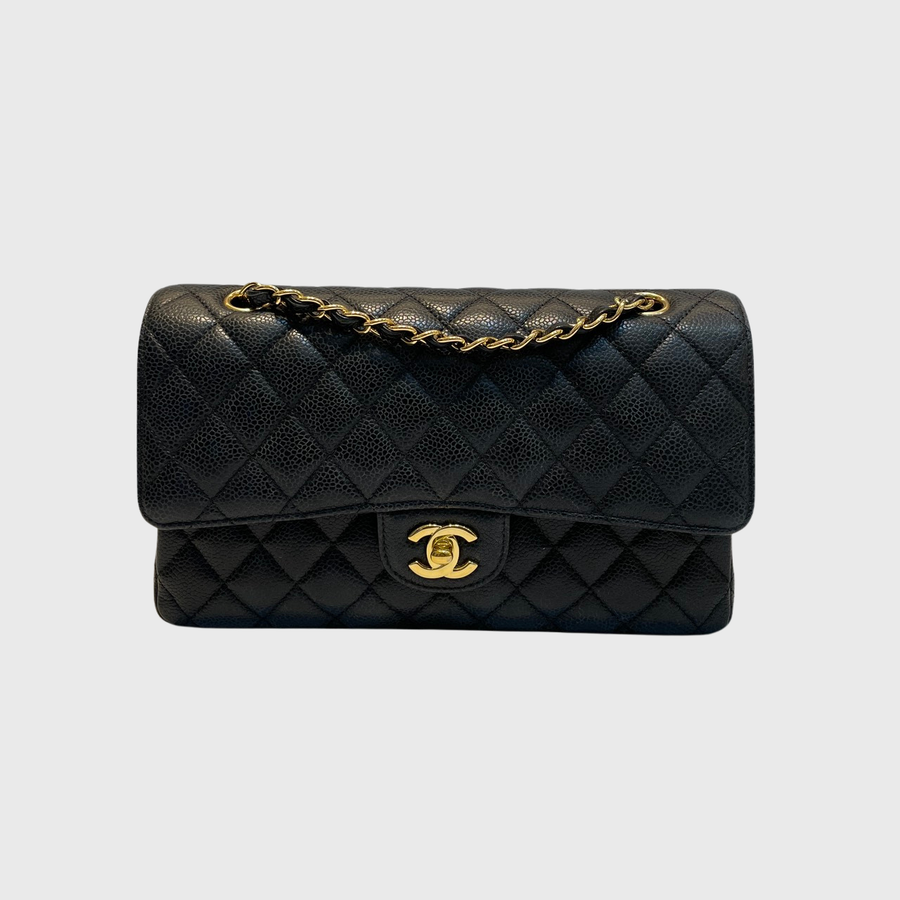 Chanel Classic Caviar Black GHW