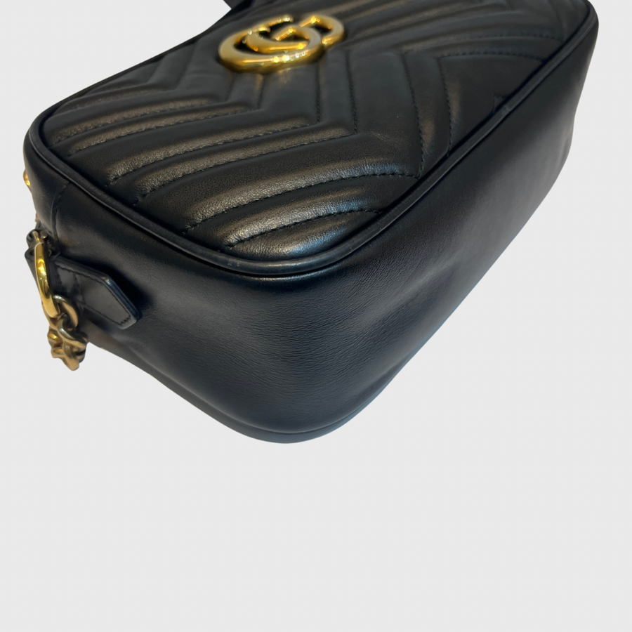 Gucci Camera Bag 24 Calfskin Black GHW