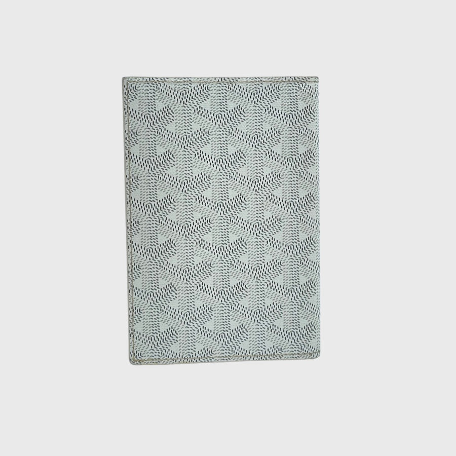 Goyard Grenelle Passport Cover Small Canvas White
